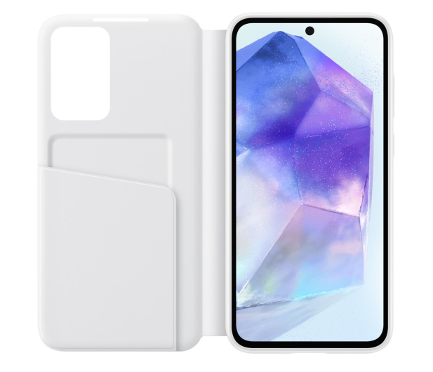 Samsung Smart View Wallet Case do Galaxy A55 białe - 1229576 - zdjęcie 2
